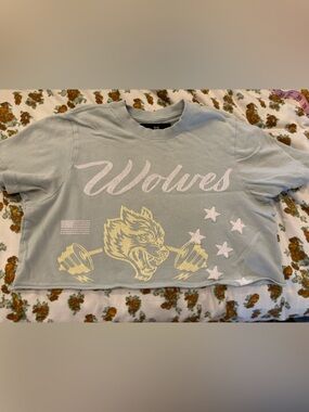 Darc Sport She Wolves limited edition graphic tee cropped top streetwear Y2K
